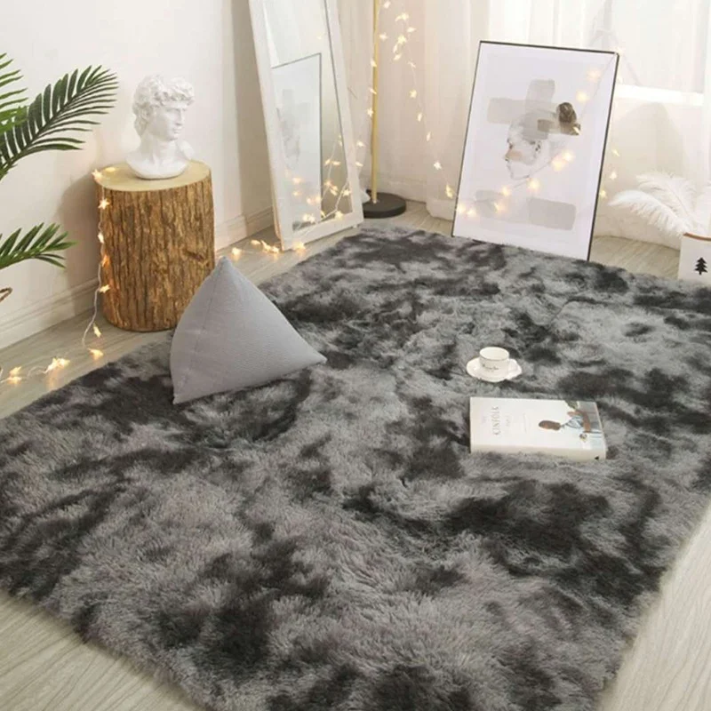 
Soft Fluffy Area Rugs For Bedroom Livingroom Home Decorative Warm Floor Carpet Non-Slip Plush Furry Shaggy Fur Rugs Carpets 