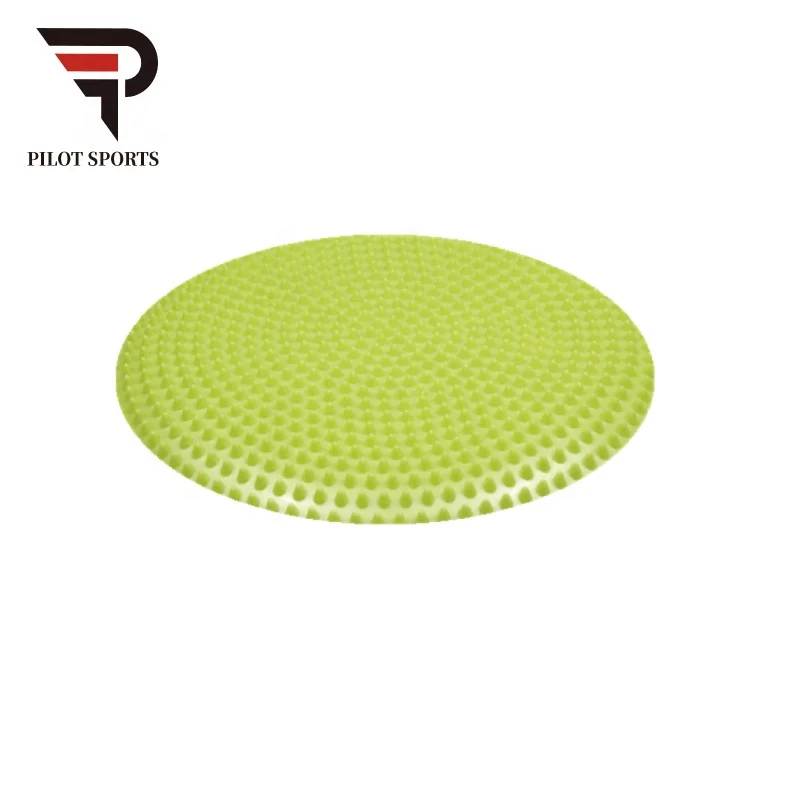 Pilot Sports Inflatable Exercise Durable Gym Yoga Pilates Balance Cushion Massage Balance Pad Yoga Balance Cushion Board