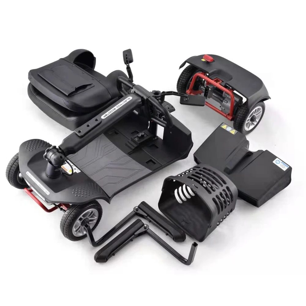 Handicapped Scooter 4 Wheels Electric Mobility Scooter for Disabled and Seniors