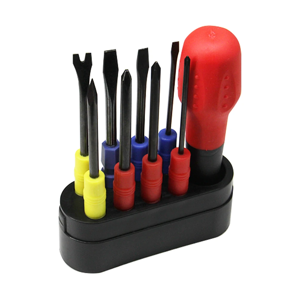 9 Pcs Interchangeable Screwdriver Set Replaceable CRV Steel Special Screwdriver Set Family Repair Tools