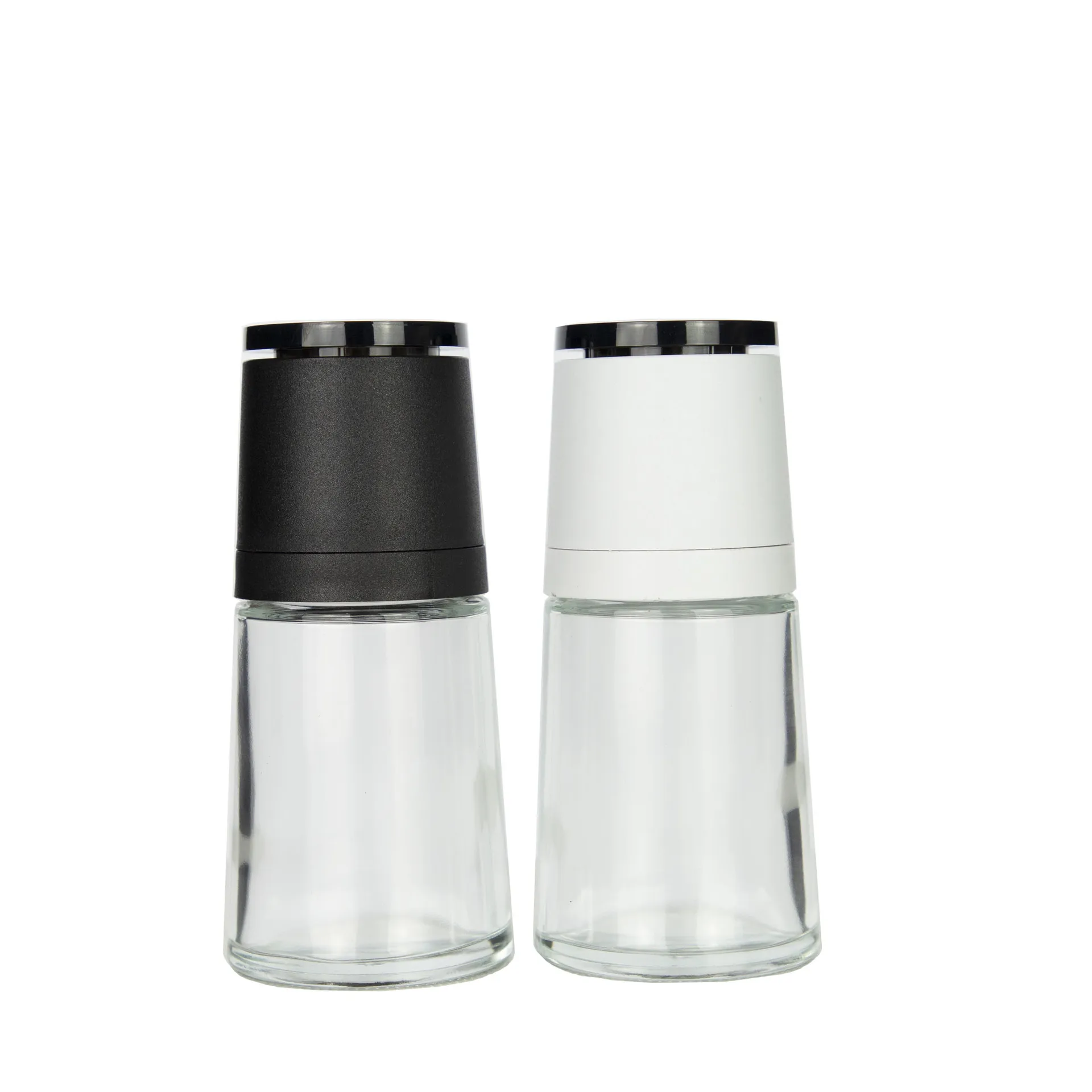 Best selling adjustable stainless steel sea salt grinder Salt Pepper Shaker Set