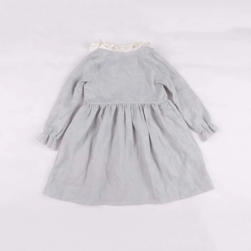 casual dresses for girls kids teenage fall clothing full sleeves smocked dress child girls summer party dresses