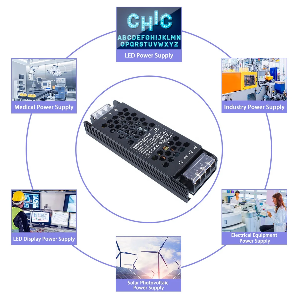 Изготовленный На Заказ постоянное напряжение 60-400W 5-33.3A AC100-260V DC 12V 24V импульсивный источник питания 5a 6a 15a светодиодный трансформатор 5 ампер 300 Вт импульсный светодиодного