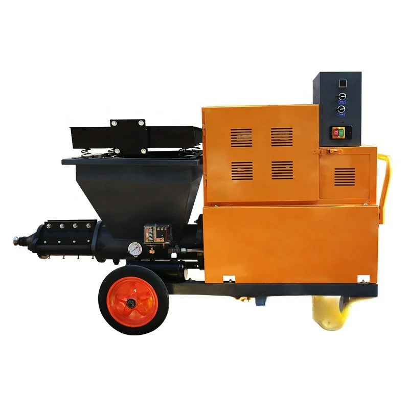 High Efficiency Mortar Plastering Spraying Spray Machine Paint Spray Concrete Plaster Machine Cement Sprayer Machine