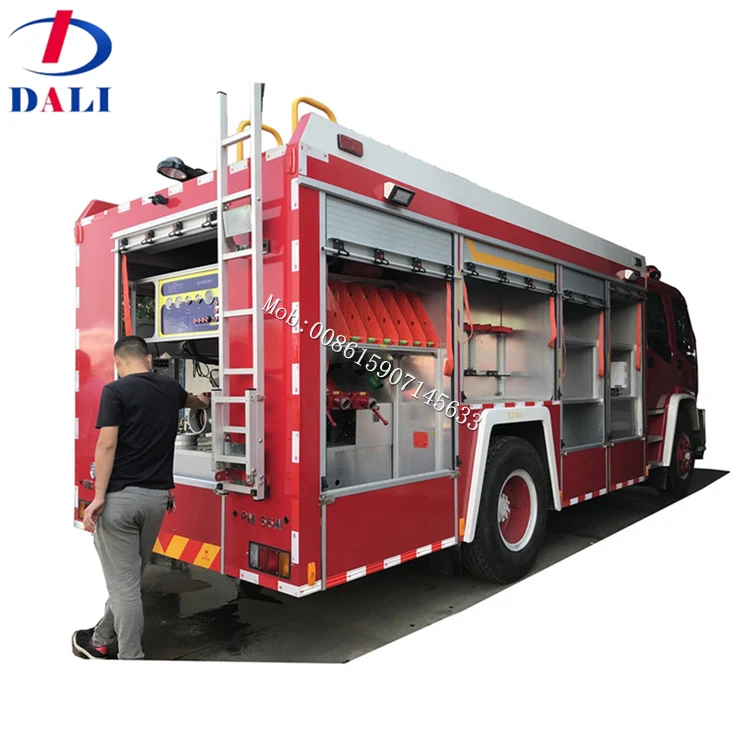  Пожарная и спасательная машина DLQ Euro 5 Dongfeng 4*2 пожарная на 6 колесах из пенопласта