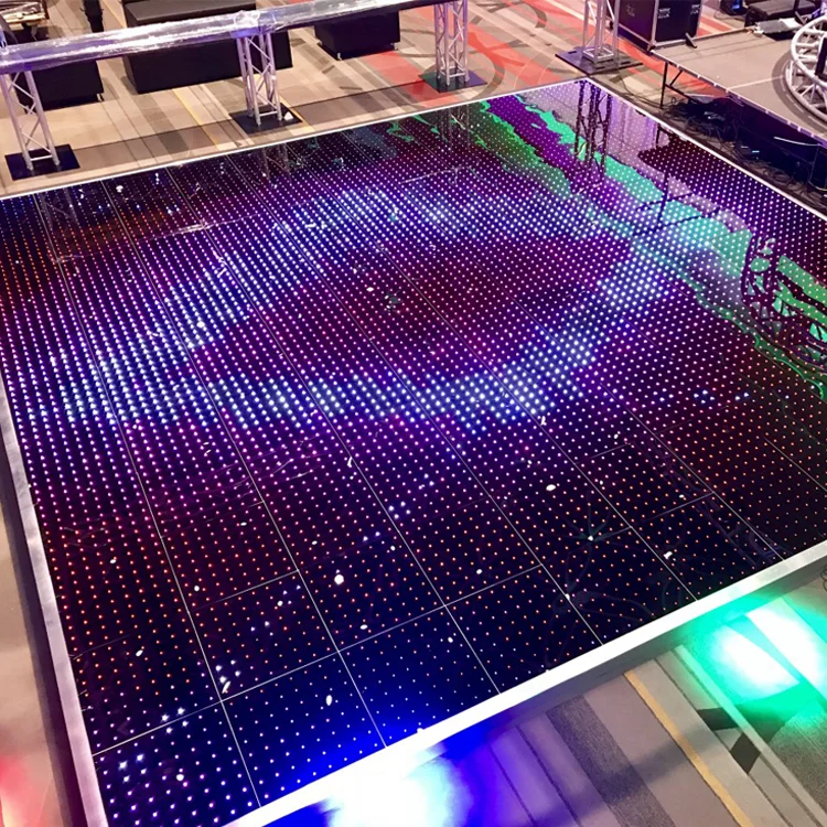 
night club p6.25 led digital dance floor screen plan rental san diego 