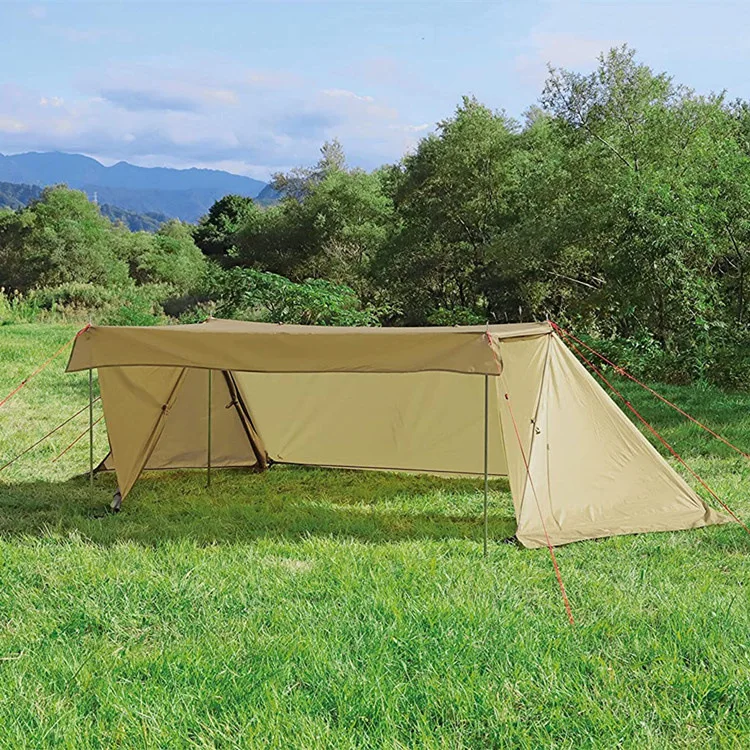 Double Camping Tent Tc Cotton Aluminium Pole Tent Outdoor  Tent Sale