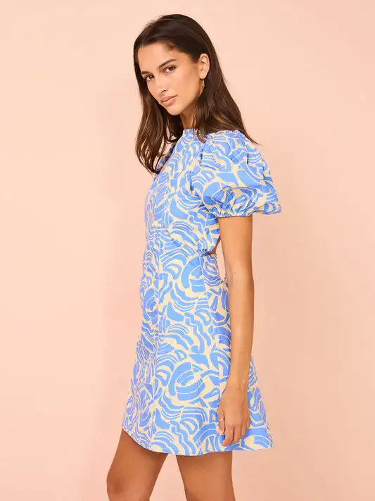 Bettergirl 2024 New Elegant Casual Dresses For Women and Girls Linen Short Dress Clothes For Spring Summer Custom Floral Dress