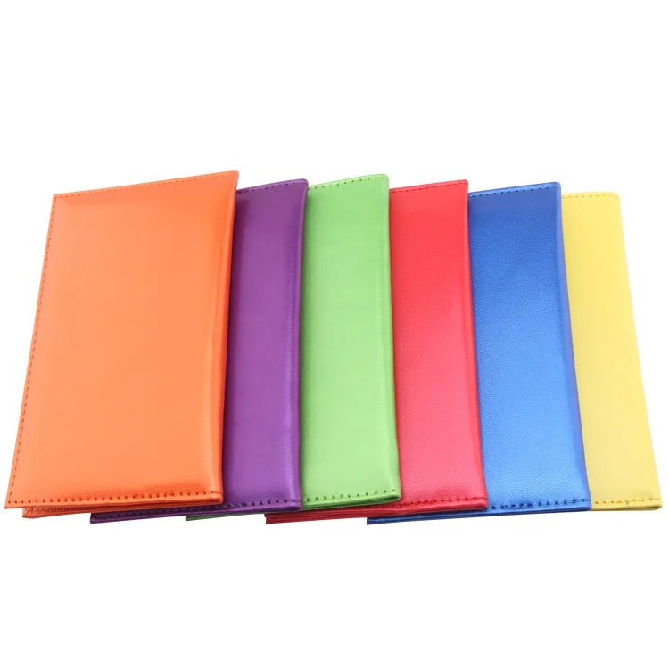 Cheap Customized Multi 8 Colorful Passport Cover Gold Foiled Passport Case PU Leather Passport Holder for Sale