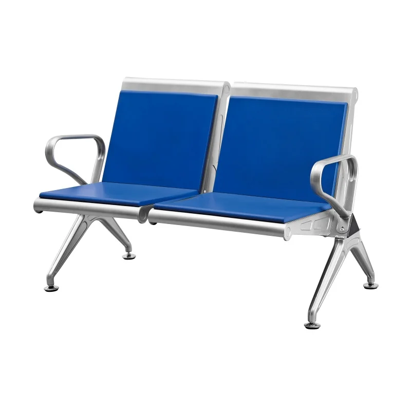 Factory Direct public place reception chair Waiting room Bus stop Airport row chair Hospital two-seat waiting chair