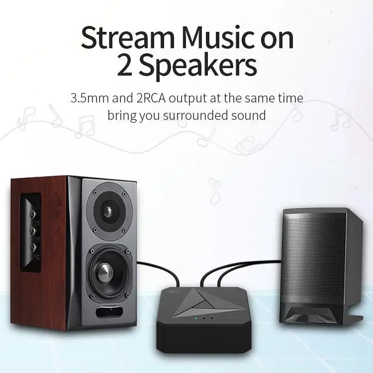 Приемник Bluetooth M21 два в одном NFC беспроводной передатчик Tooya 3 5 мм AUX автомобильный приемник адаптер RCA для