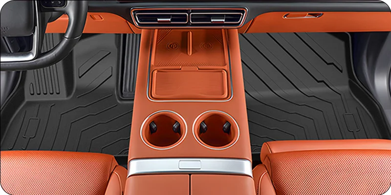 Deep Dish Matting Car Floor Lixiang L6 L7 Mats for TPE Trunk Mats Car Foot Pads Carpets