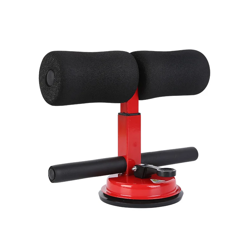 Home fitness Portable 3 Height levels Adjustment floor rubber sucker Sit Up trainer Assistant Bar With Support Rod