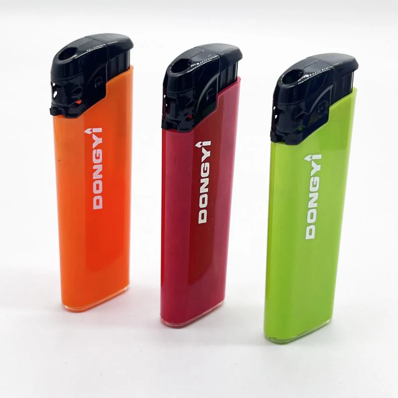 China Produced Butane Electric Gas Lighter Piezo Spark Ignition Lighters For Smoking Cigarette