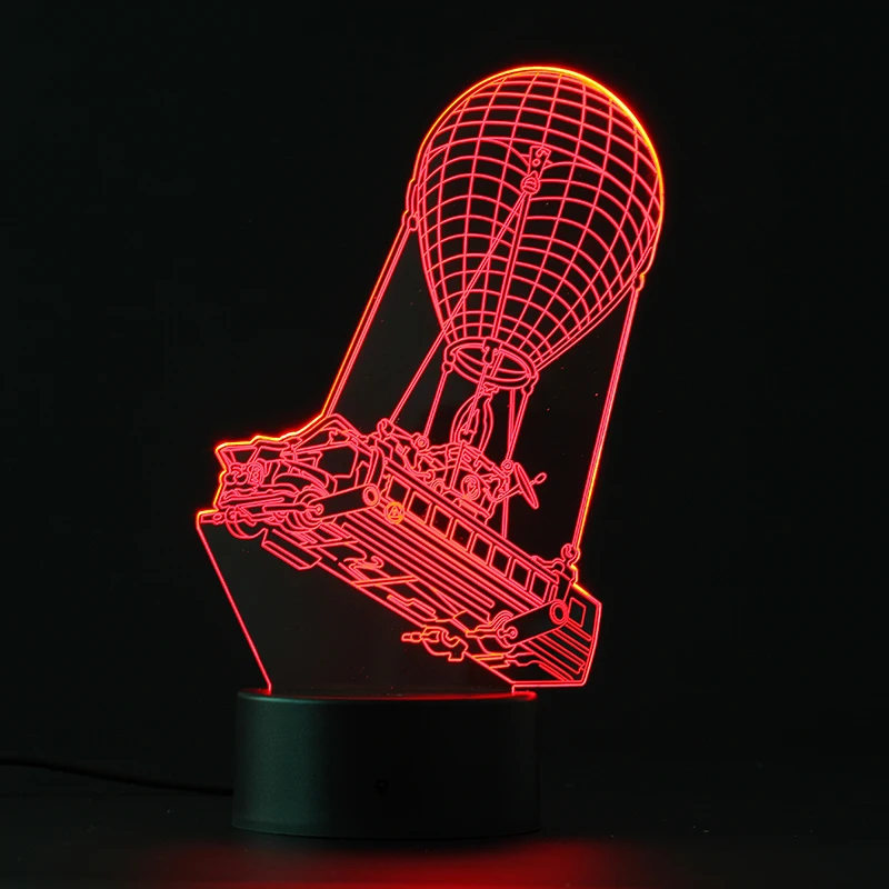 LED Night Light Transparent Acrylic Table Lamp Creative Can Be Customized