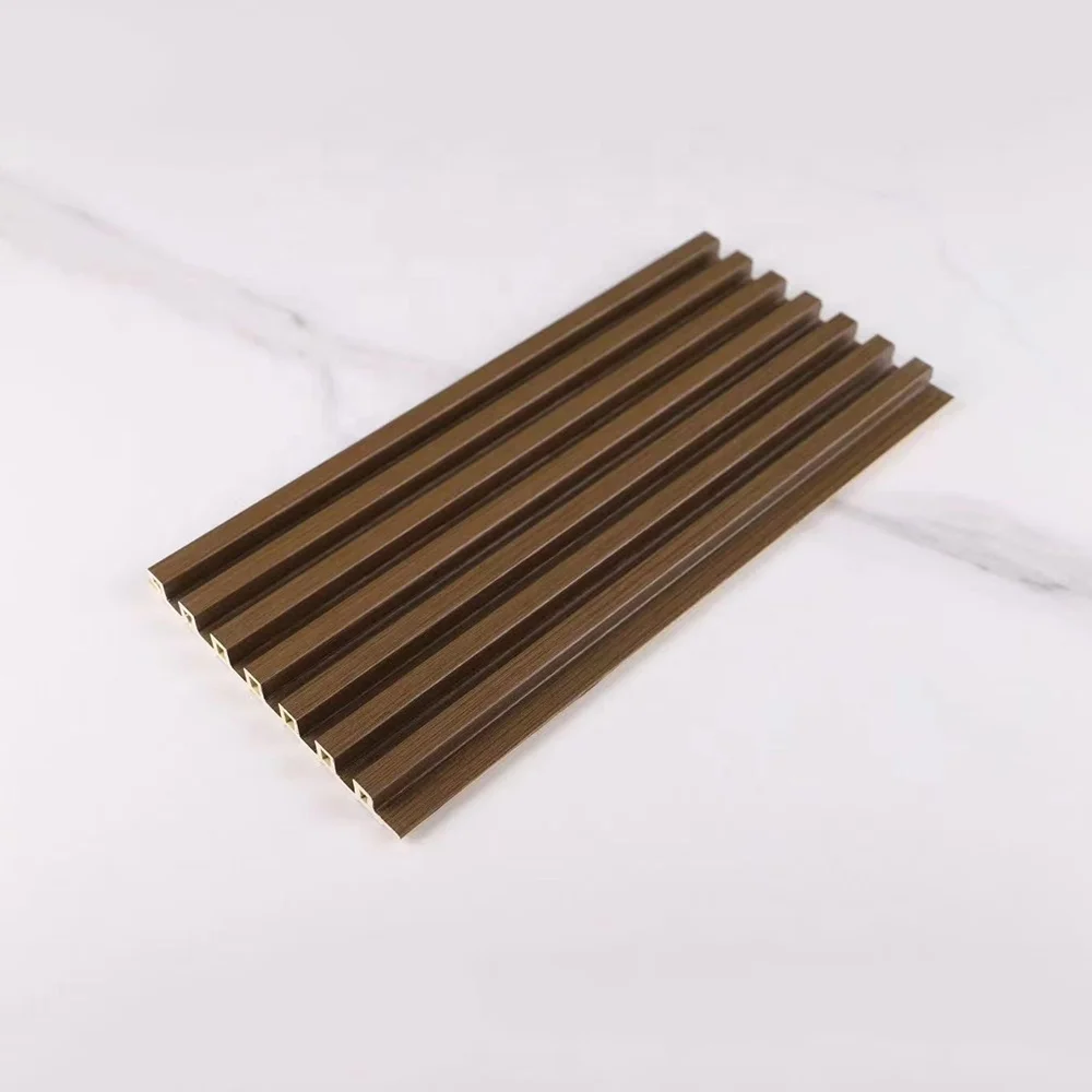 Wholesale Price Pvc Wpc Fluted Interior Decoration Eco Wood Panels Wall Decor