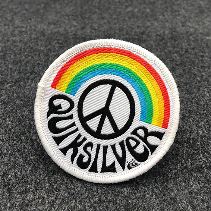 Custom Design Sewing school crest badge For Garments Woven School Uniform Badges