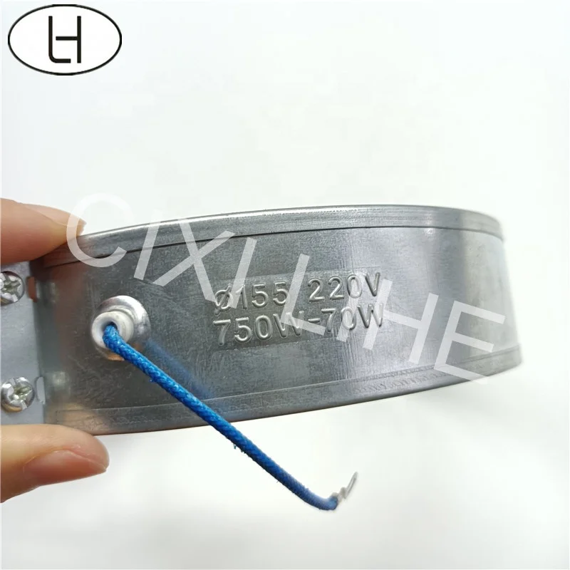 Hot sales 220V 750W-70W 155mm water Dispenser Heater Band Electric Heating Mica Wax Therapy Instrument Slow Cooker Heating Ring
