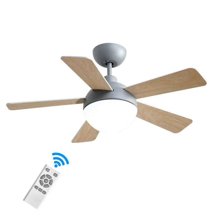 OEM ODM Smart Home Decorative Modern Remote App Dimmer Control 52 Inch Led Ceiling Fan With Light