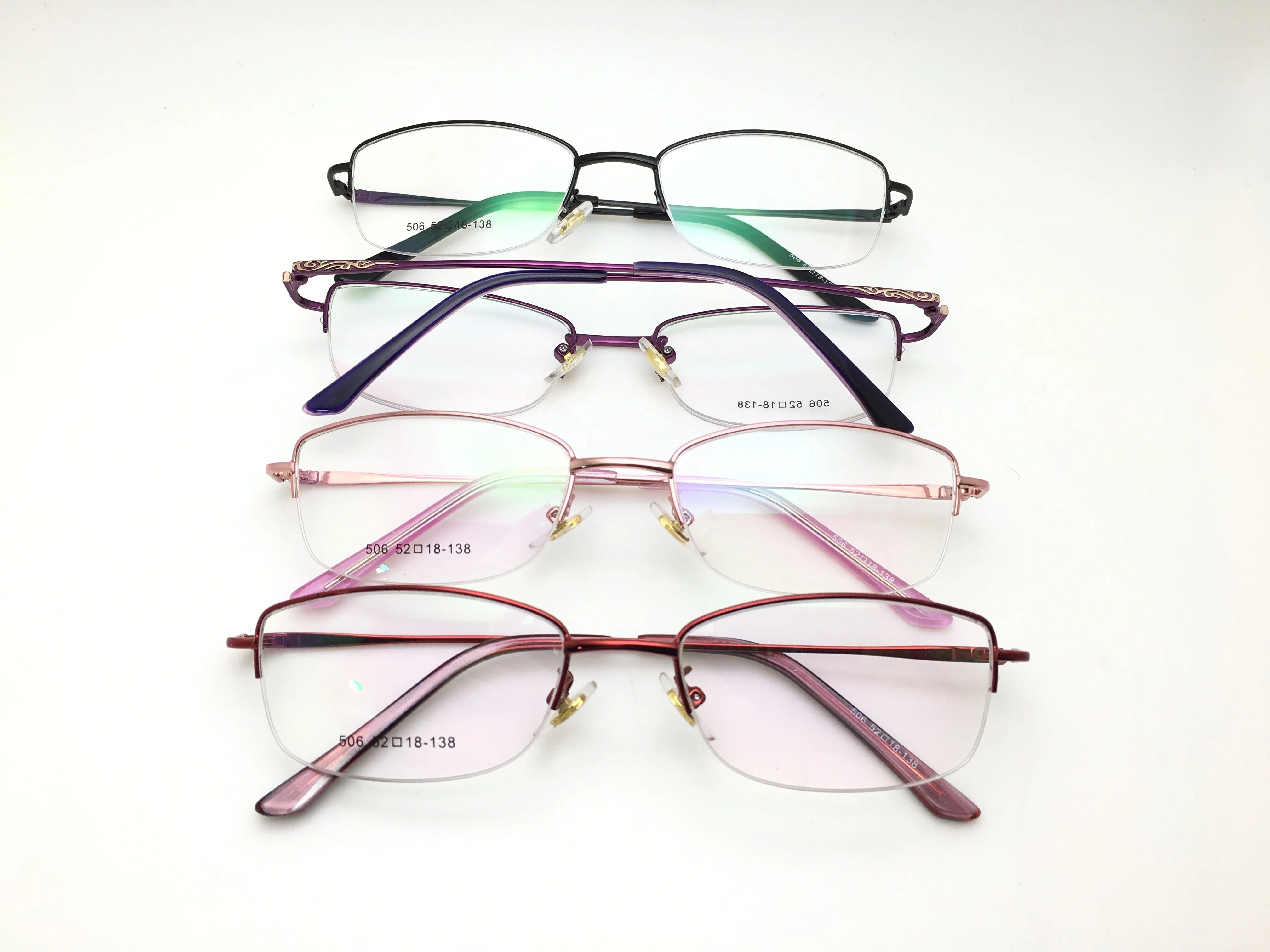 fashion women optical frames Stainless Steel eyeglasses spectacle glasses for ladies