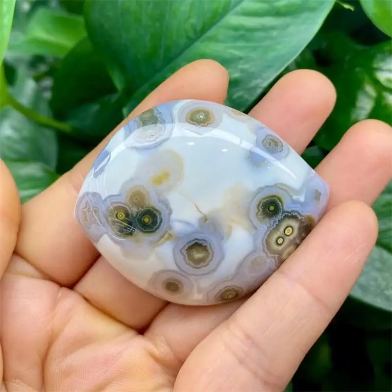 Wholesale High Quality Natural Healing Crystal Stone Ocean Jasper For Pendant Necklace Making