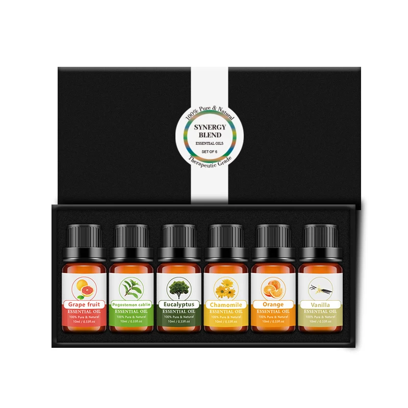 Amazon vendor wholesale prices message sleep body 100% natural organic pure fragrance aromatherapy essential oil set gift boxes