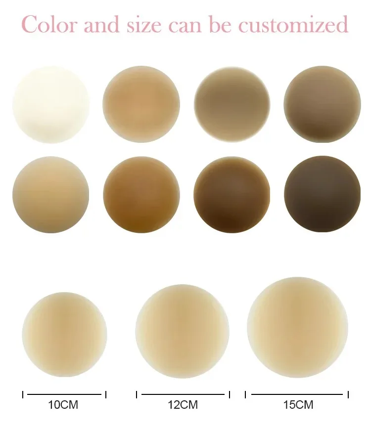 Ultra-Thin Silicone Nipple Covers Wholesale Reusable Washable Durable Breast Petals Pasties Popular Underwear Accessories