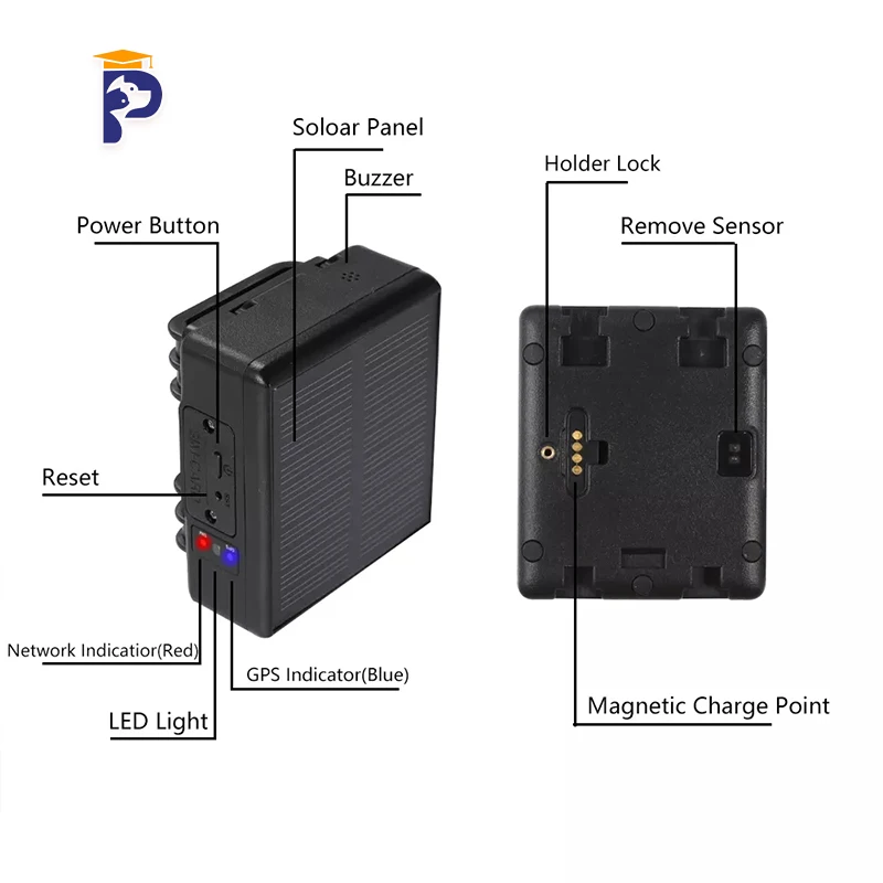 Cattle Gps Tracking Device Cow Localizador Collare Cane tracker for