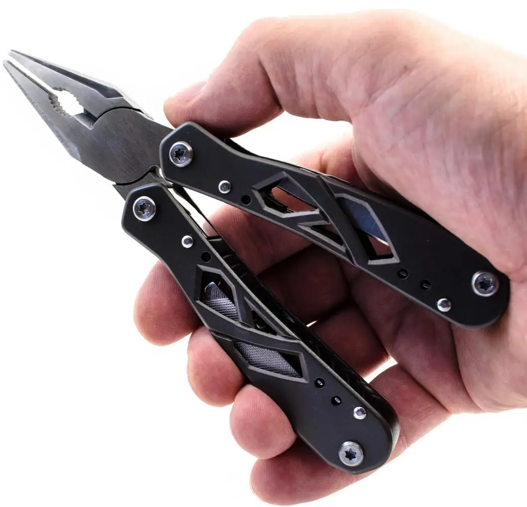 11-in-1 Mini Multitool with Knife and Pliers Best Utility Multi Purpose Tool with All in One Tool Set