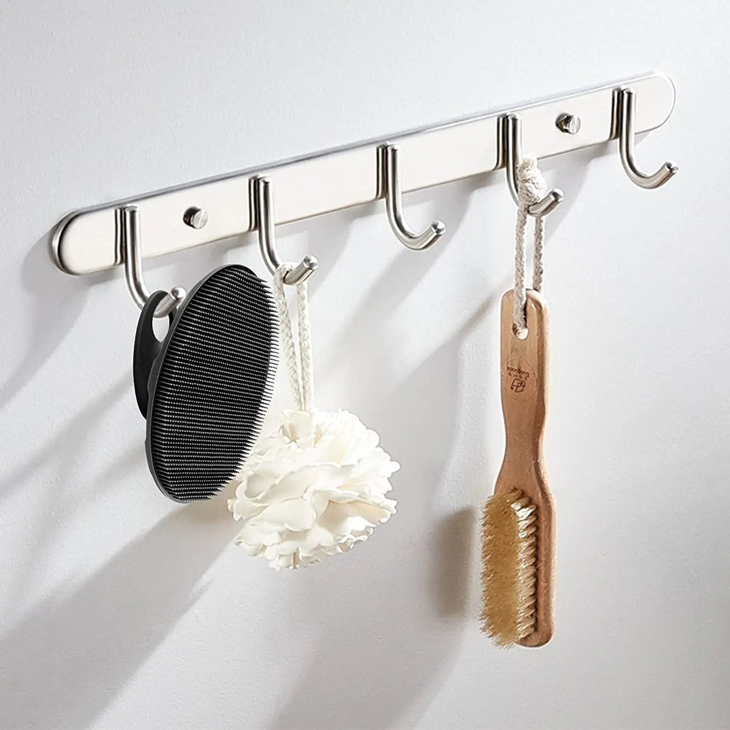 
Brand body scrub brush dry skin brush soft 100% food grade silicone bristle shower bath brush 