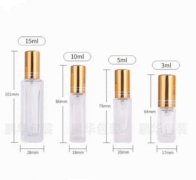 Widely used superior hot selling sample rectangular matt clear vintage glass custom china vintage perfume bottle