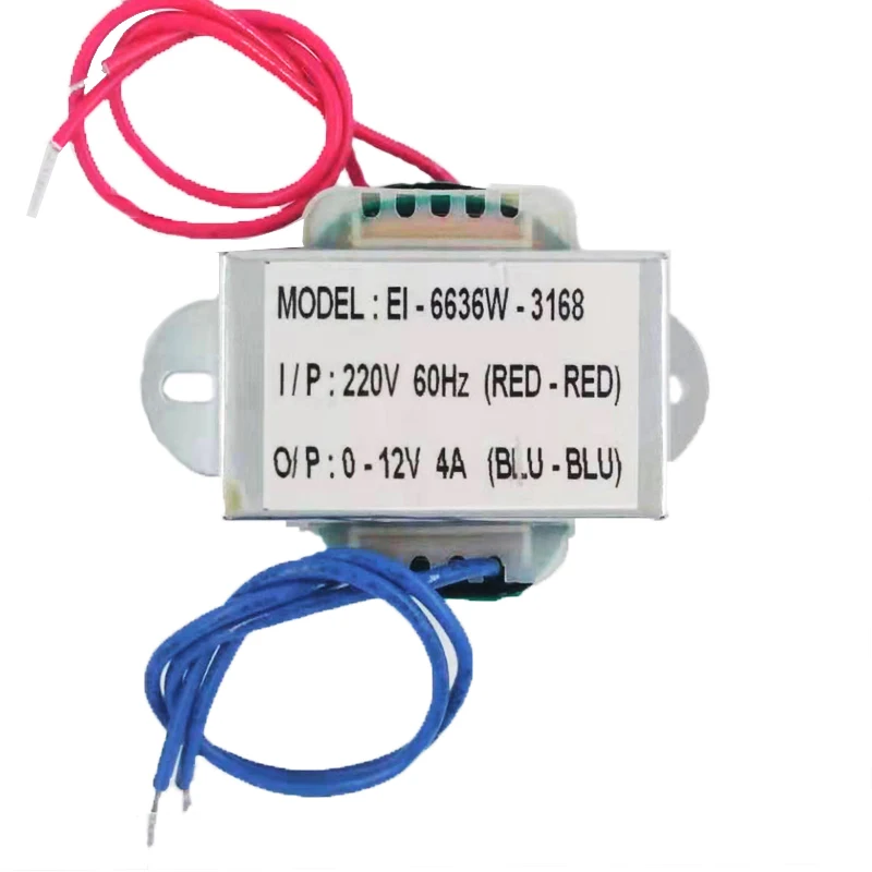 100% Copper EI 66 66*28 66*45 AC Output Low Frequency Small Power Auto Transformer For Massage Armchair