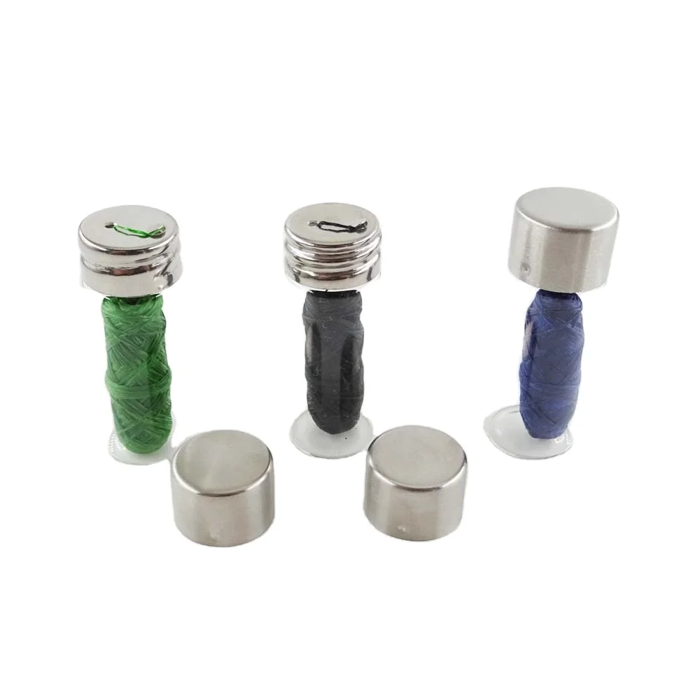 zero waste plastic free PLA corn starch glass bottle dental floss