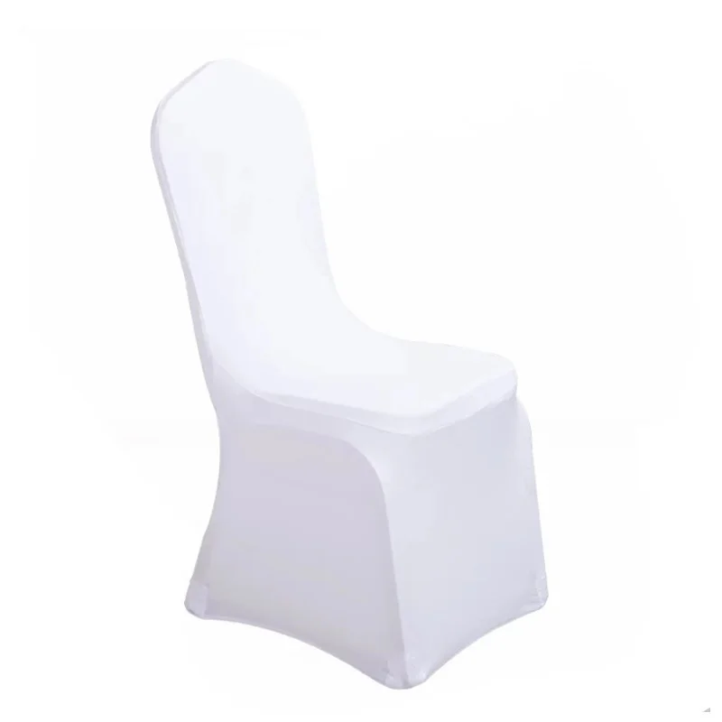 Чехлы на стулья для свадьбы, моющиеся эластичные чехлы из полиэстера и спандекса для вечеринки, свадьбы, торжества, банкета
