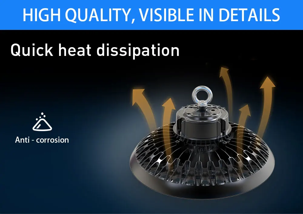 Наружное освещение Прямая поставка с завода эко-UFO highbay light CE сертификат RoHS IP65 Водонепроницаемый 60 Вт 100 120 150 200 240