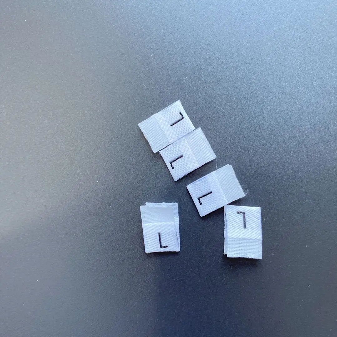 6 Sizes (XS, S, M, L, XL,XXL) Clothing Label Woven Size Labels