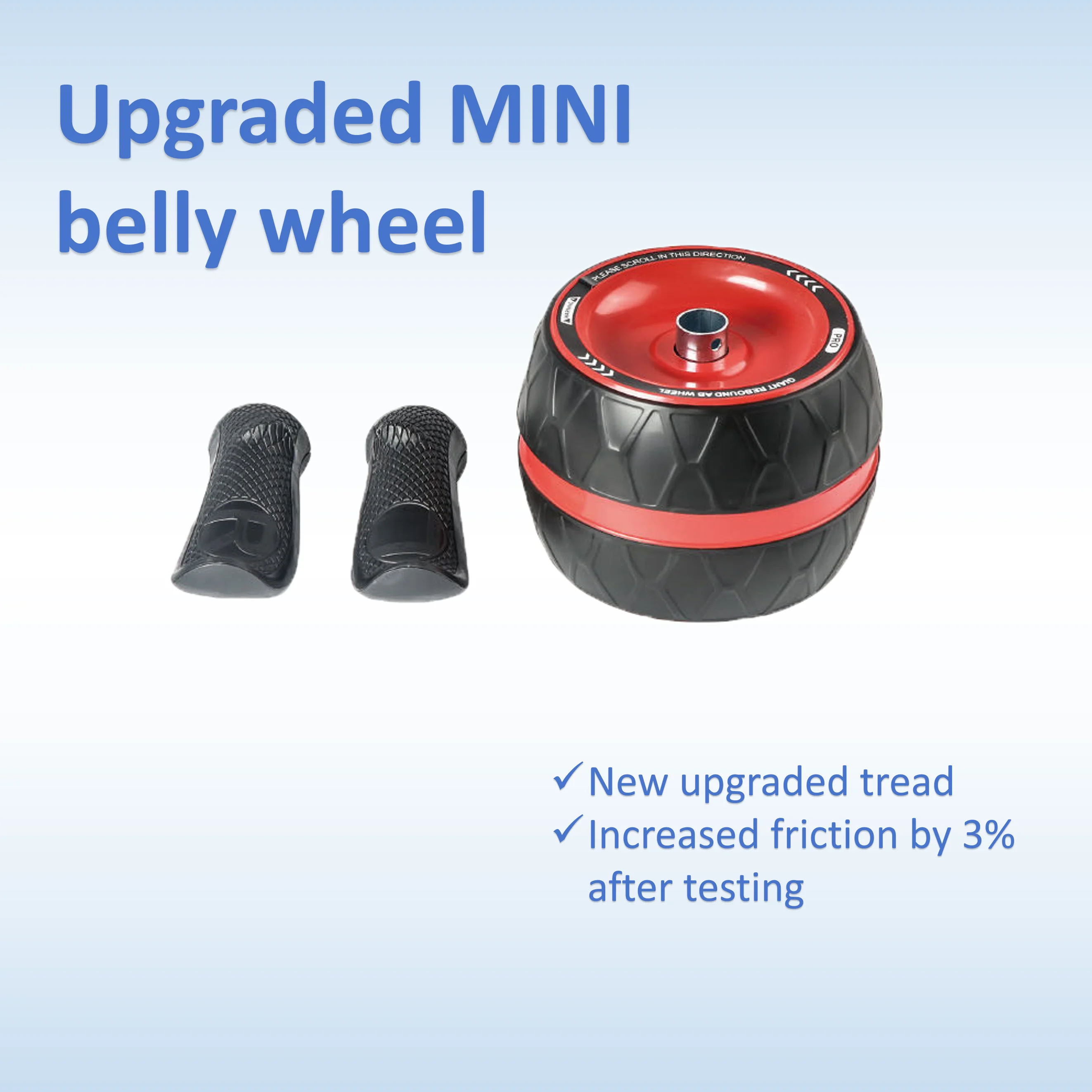 Abdominal Core Strength Training Home Gym Fitness Equipment Exercise Wheel Ab Workout Ab wheel roller Upgraded MINI belly wheel