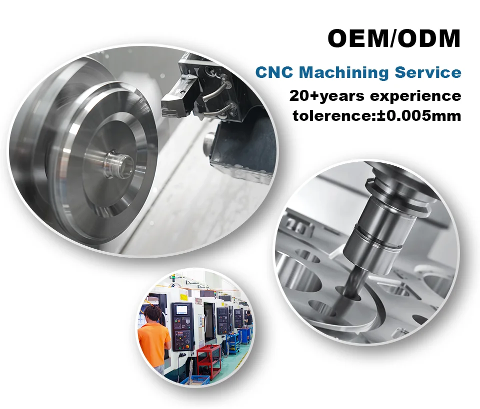 OEM aluminium cnc service machining cnc aluminum block anodized aluminum machining parts