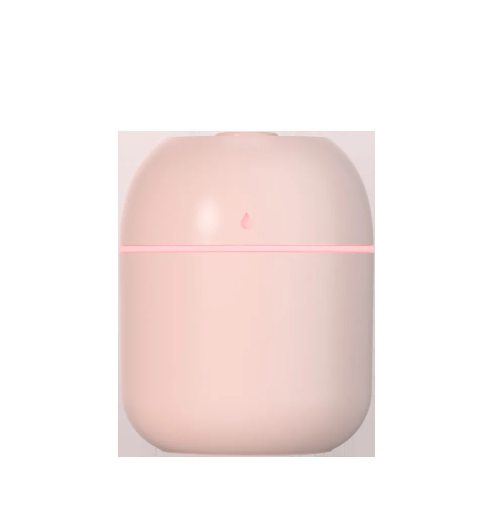 Portable Home 220ml Mini USB Desktop HumidifierUltrasonic Humidifier with Aromatherapy Silent Cold Mist Diffuser for Essential
