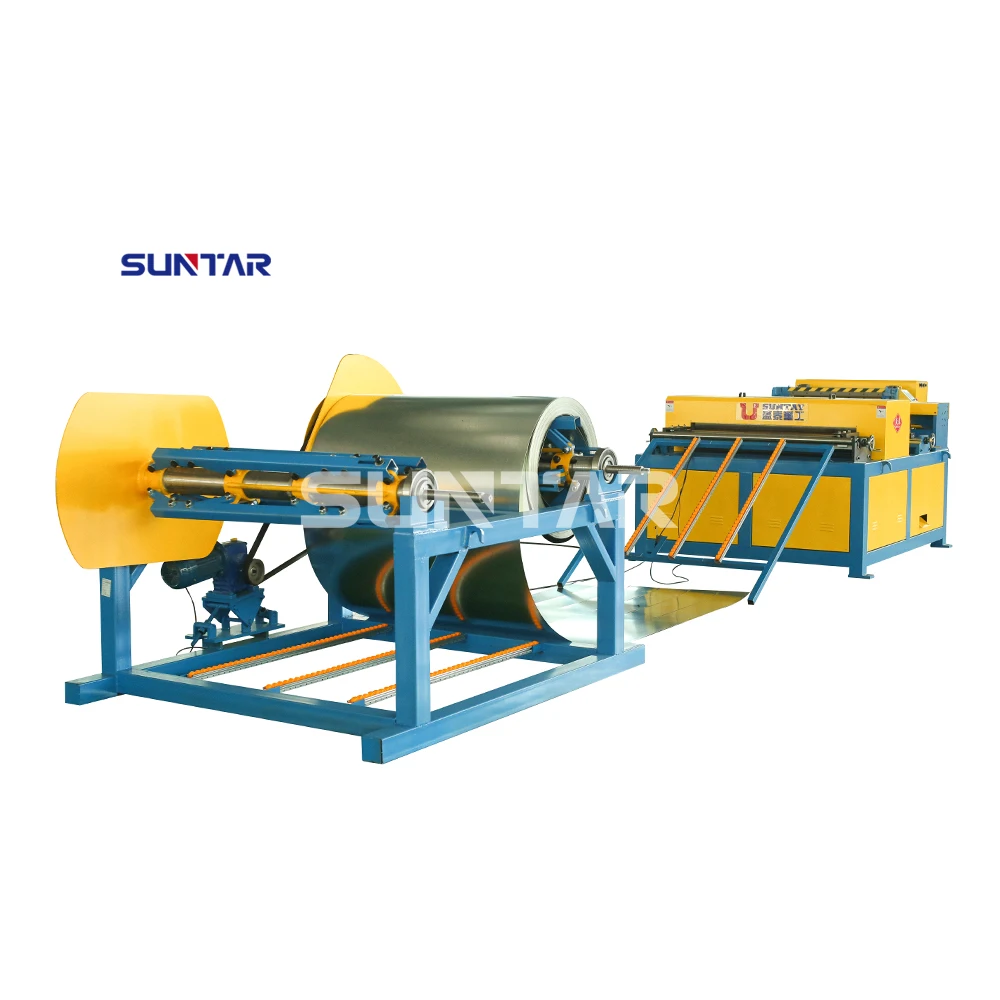 Suntay Auto HVAC Duct Making Production Line 2 Machines for Efficient Air Duct Creation