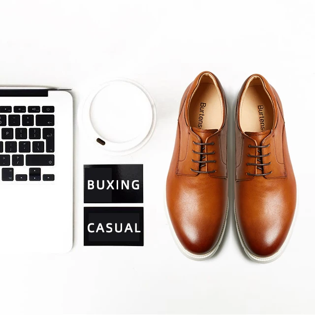 Factory wholesale Best running leather shoes casual lightweight sport lace up shoes for men