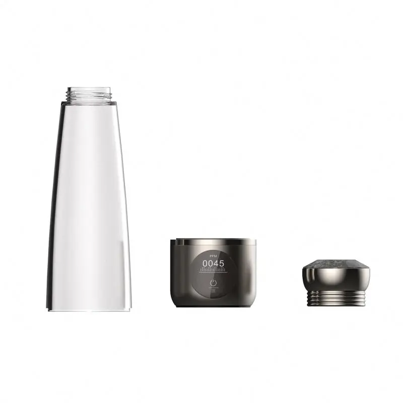 OLANSI 3000-5000BBP BPA FREE CE/CB OLED display 4th generation new hydrogen rich hydrogen water bottle 1800mah USB Rechargeable