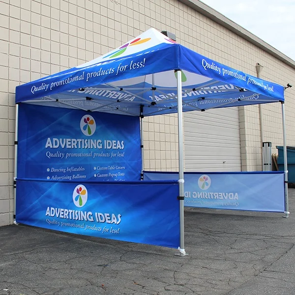 In China, the custom-made large outdoor branded folding tents for commercial trade shows that are hot-selling and popular