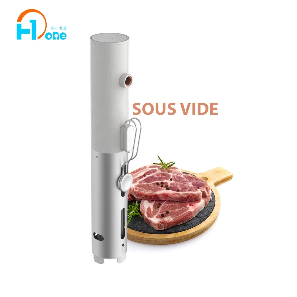  H-one Design 1200W Immersion Circulator Sous Vide Cook Steak with WIFI Control White Smart Cooker Machine