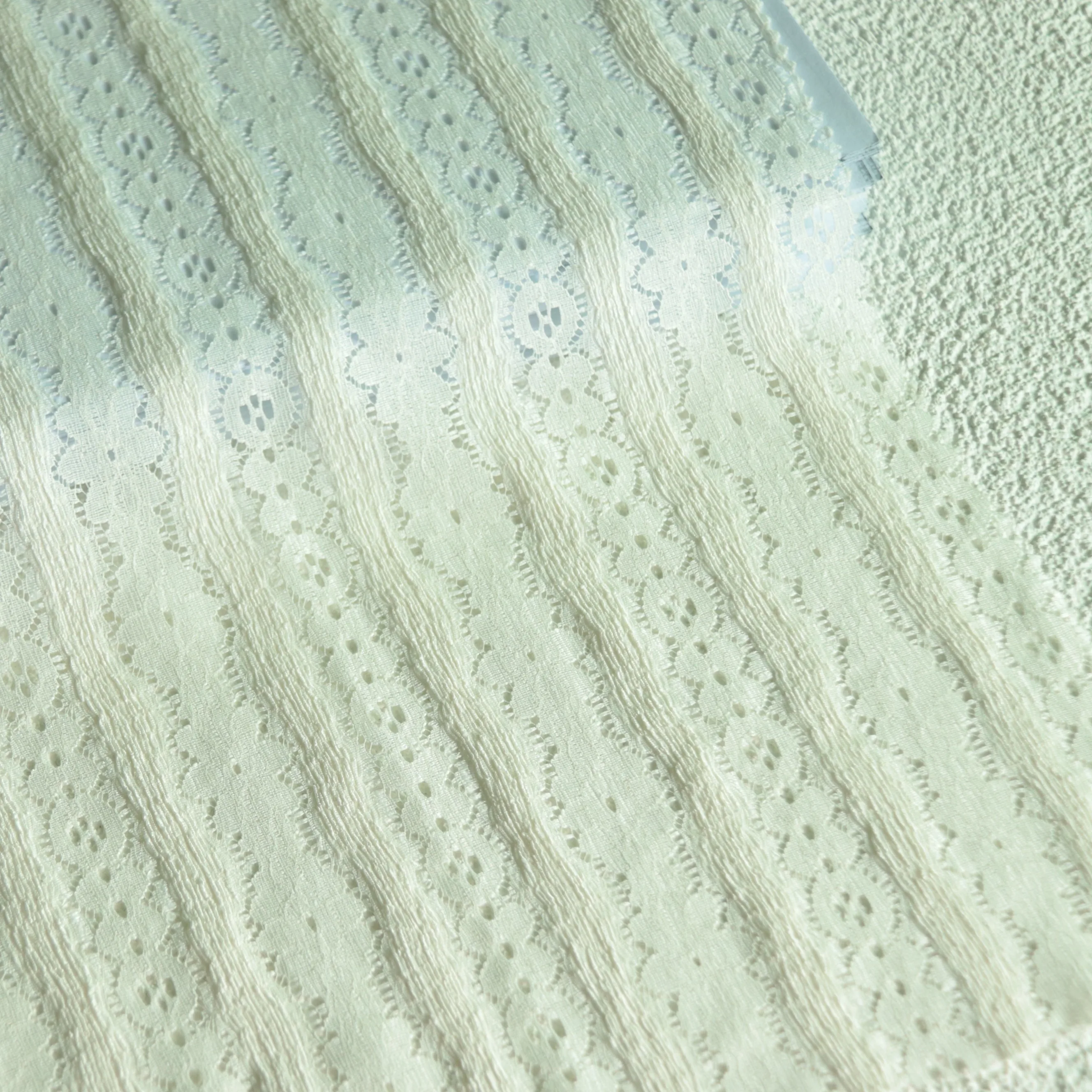 2021 Polyester brocade crinkle bubble jacquard 3D lace fabric for women dress