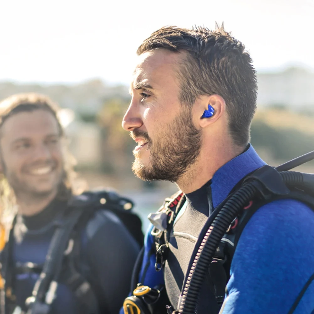 Summer Swimming Earplugs/Nose Clip Set Silicone Waterproof Anti-noise Surf Diving Outdoor Water Sports Pool Accessories