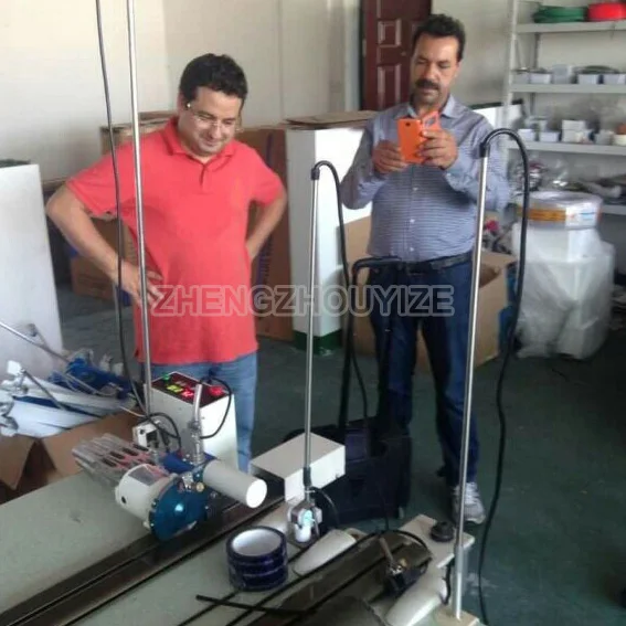 Fully Automated table Cloth Automatic Fabric end Cutting machine electric Round Knife fabric cloth End Edge Cutter machine