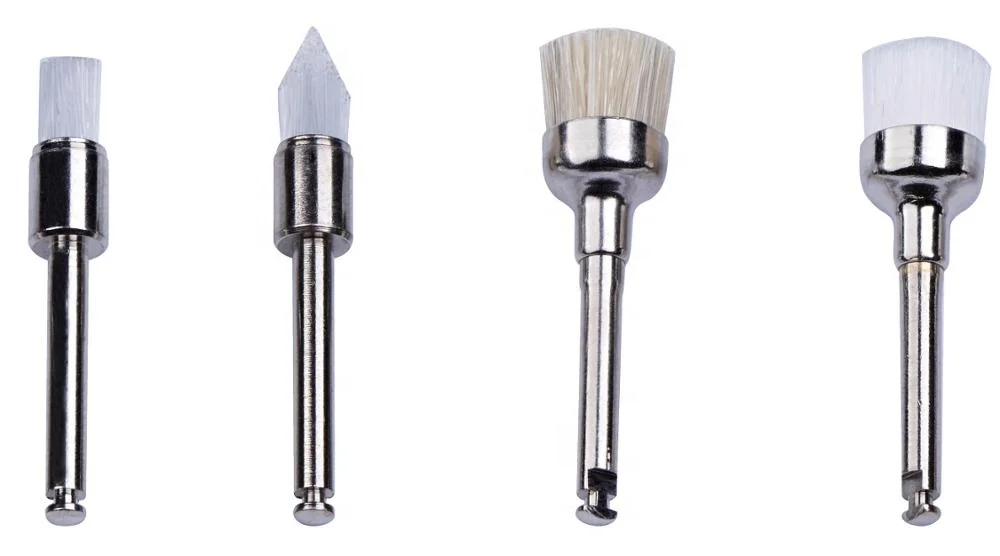 dental Disposable nylon polish Prophy brushes ( for contra angle)