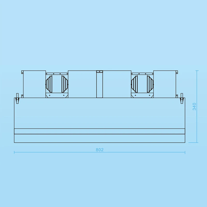 car parts single cooling 12V/24V evaporator unit XQD-848 Electric parking air conditioner