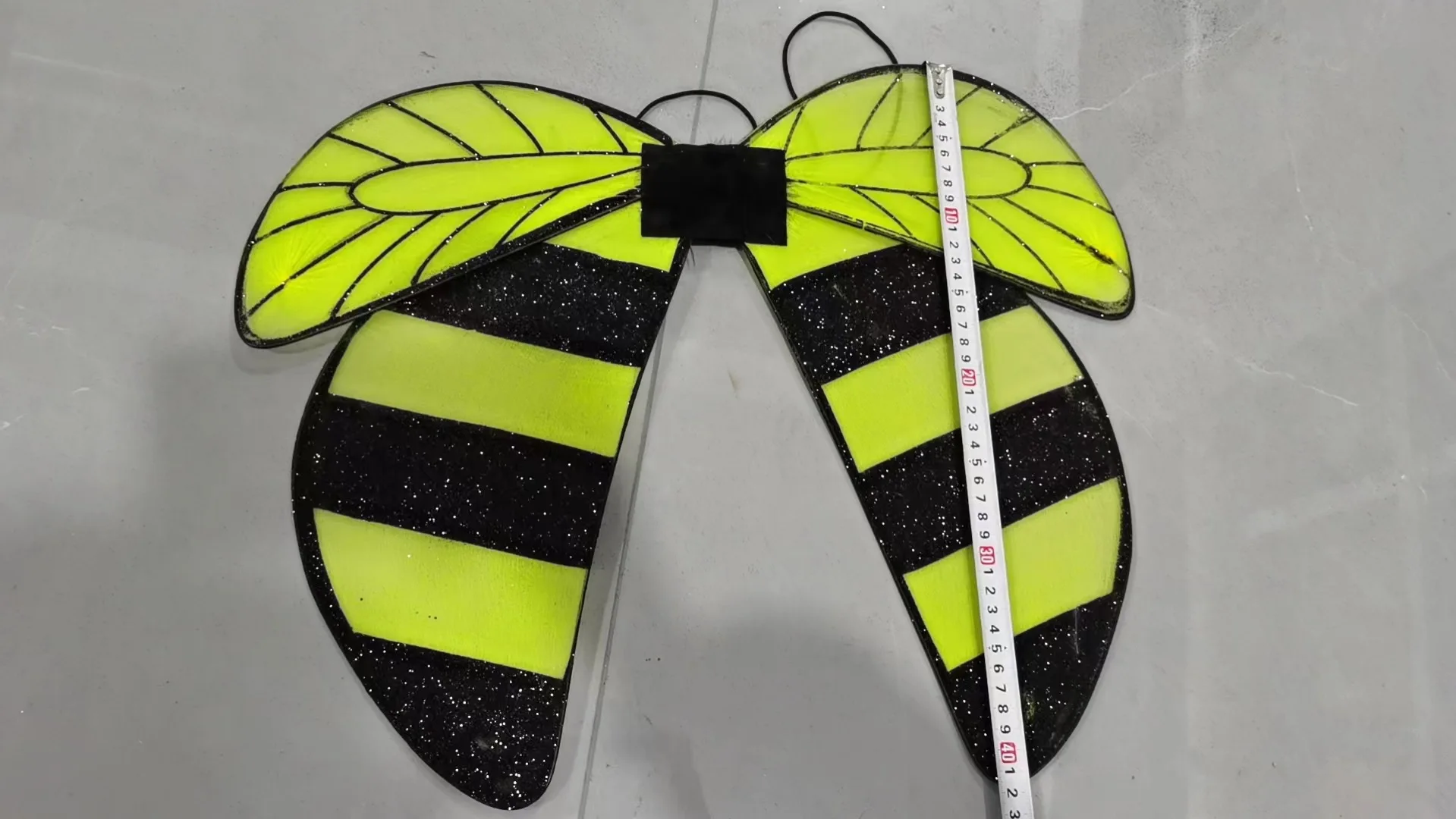Hot Sale Bee Cosplay Wing Costume Bumblebee Wings for Kids Honeybee Fancy Dress Up Yellow Holiday Birthday Party Decorations